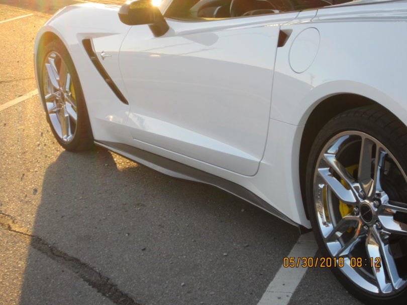 Carbon Fiber C7 Corvette Z06 "Style" Side Skirts Corvette Creationz